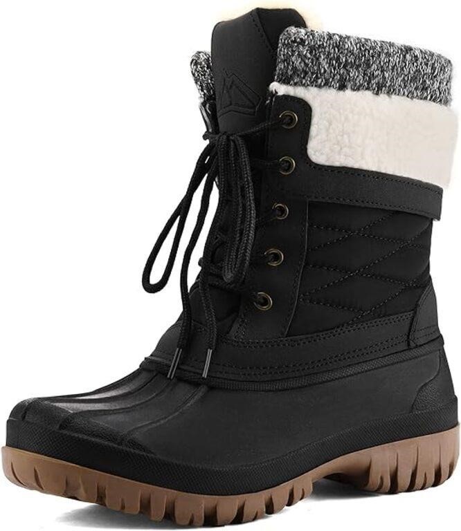 mysoft Women's Winter Mid-Calf Boots, size 10