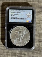 2018 Walking Liberty Silver Dollar