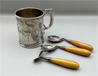 Bakelite Children’s Silverware & Silver Soldered