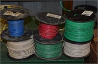 6- Rolls Of 12ga & 14ga Wire