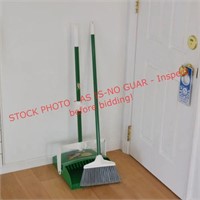 4 ct. Libman 12 in. Lobby Broom and Dustpan Set
