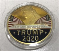 Donald Trump Coin Goldtoned