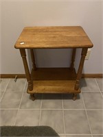 19"W Wood Table