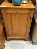 Pine Cabinet for Trash Can