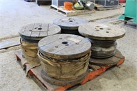 NEW\NEUF:2 rouleaux cable d'acier/spool wire cable