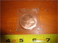 1 OZ COPPER ROUND -VIETNAM VET