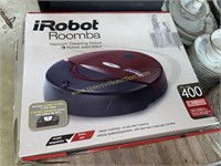 Roomba, vacuum cleaner and box untested