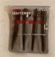 Craftsman nail setting set