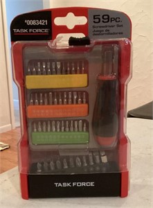 Task Force 59 pc screwdriver set