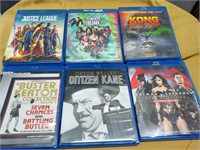 6- Assorted Blu-Rays Group Q