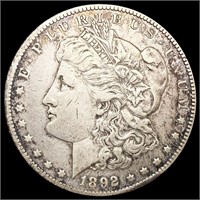 1892-CC Morgan Silver Dollar CLOSELY UNCIRCULATED