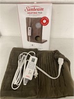 KING SIZE SUNBEAM HEATING PAD WITH XPRESS HEAT