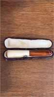 Antique Amber & meerschaum cheroot cigarette or