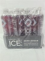 17 oz Sparkling ice grape raspberry water qty 12