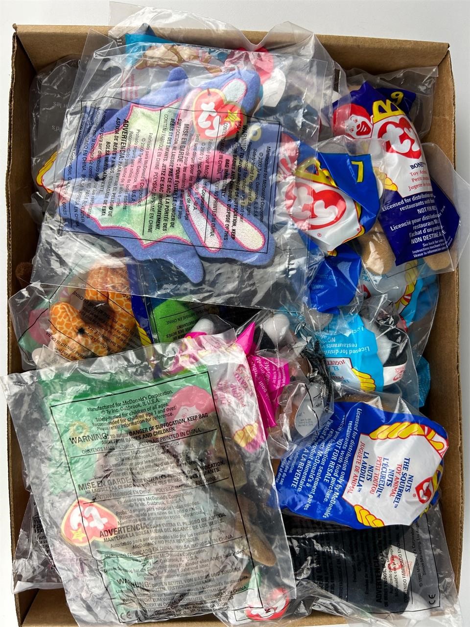 Collection McDonalds unopened Beanie babies