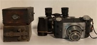 Vintage Camera, Binoculars and More