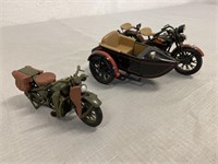 1933 Harley Davidson Model & Army Replica