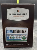 Organic decaf Honduran 18 coffee pods - k cups