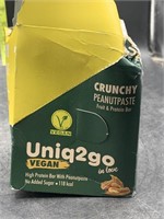 Vegan uniq2go protein bars