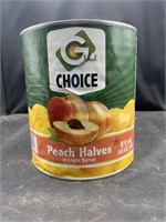peach halves- over 6 pounds