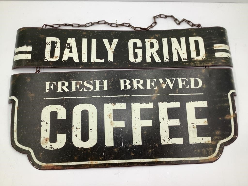 METAL COFFEE SIGN