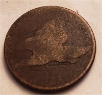 One Cent Coin (date rubbed off)