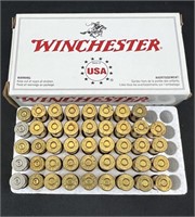 39 rounds of Winchester .38 Special.