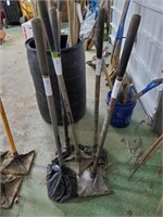 LOT OF (5) DIRT TAMPERS, 10"X10" & 8"X8"