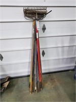 LOT OF ROCK RAKES