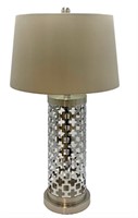 2 Lamps Chrome Geometric Base