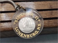 1 BLUENOSE II LUNENBURG 10 CENT COIN IN A CASE