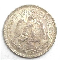 1943 50 Centavos Brilliant UNC Mexico