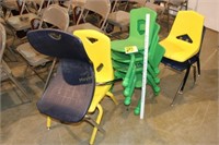 8 childrens chairs