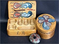 Herang Handverk Wooden Carved Boxes