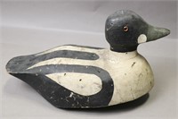 WOODEN CARVED DUCK DECOY