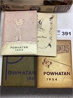 1951 - 1953 - 1954 POCAHONTAS YEARBOOKS