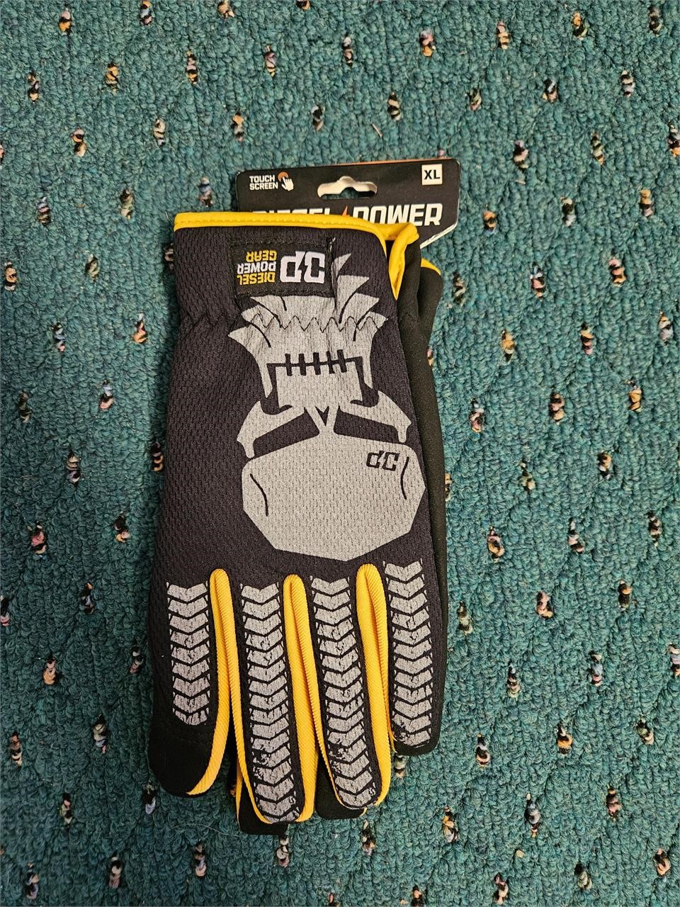 Diesel Power Gear Gloves Size XL NEW