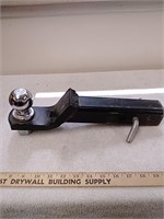 Receiver hitch with 2-in ball
