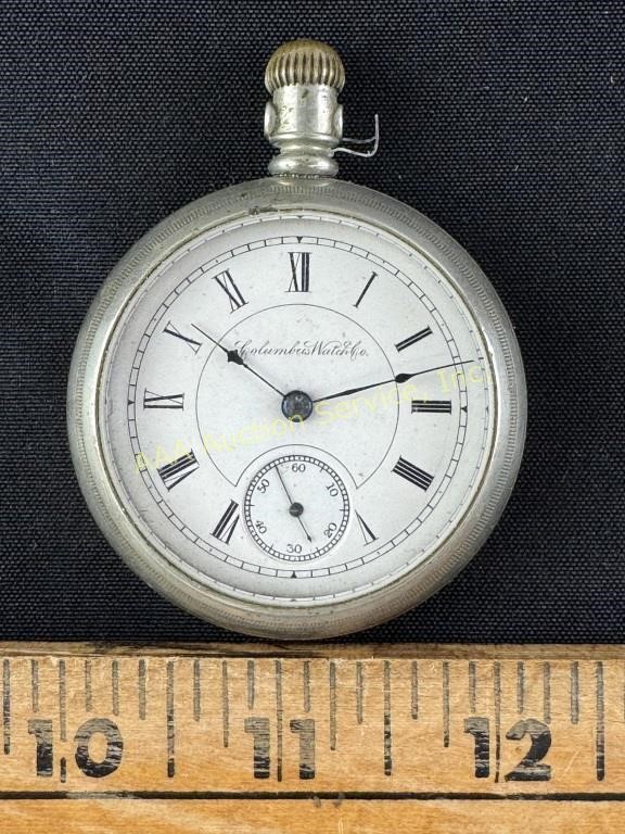 Antique Columbus Watch Co pocket watch, not