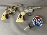 Hubley and Vintage Cap Gun with Sparkler Toy
