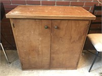 Wood 2 Door Cabinet