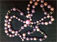 Purple Beaded Necklace