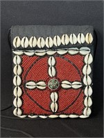 Handmade African beaded handbag