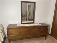 Dixie Triple Dresser with Mirror- 30”x72”x18.5,