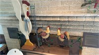 Assorted chicken decor