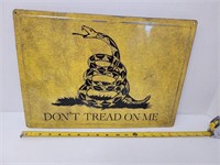 Dont Tread On Me Metal Sign