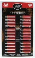 Berkley Jensen AA Alkaline Batteries, 48 Count