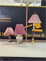 (3) Table Lamps