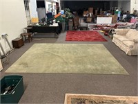 Floral Pattern Area Rug, 9' X 12'