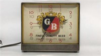 GB Finest Quality Beer Light 8" X 9.5"